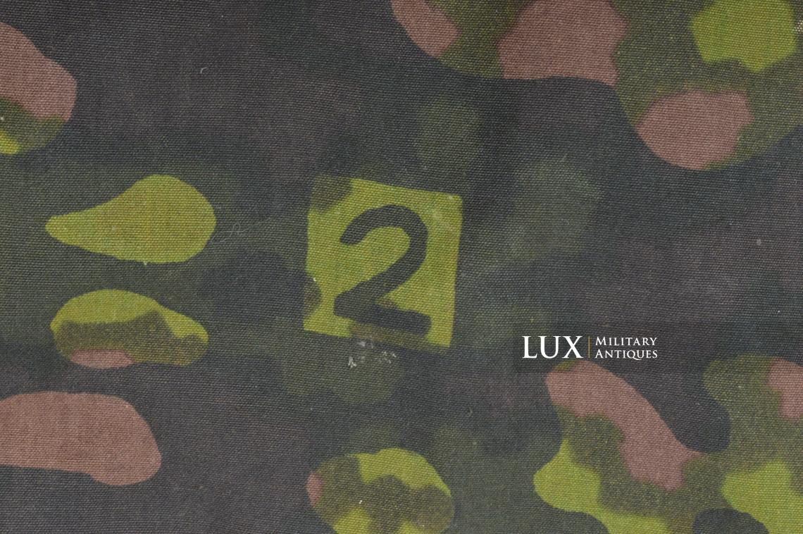 Waffen-SS camouflage shelter quarter/poncho, « plane tree 2 overprint » - photo 17