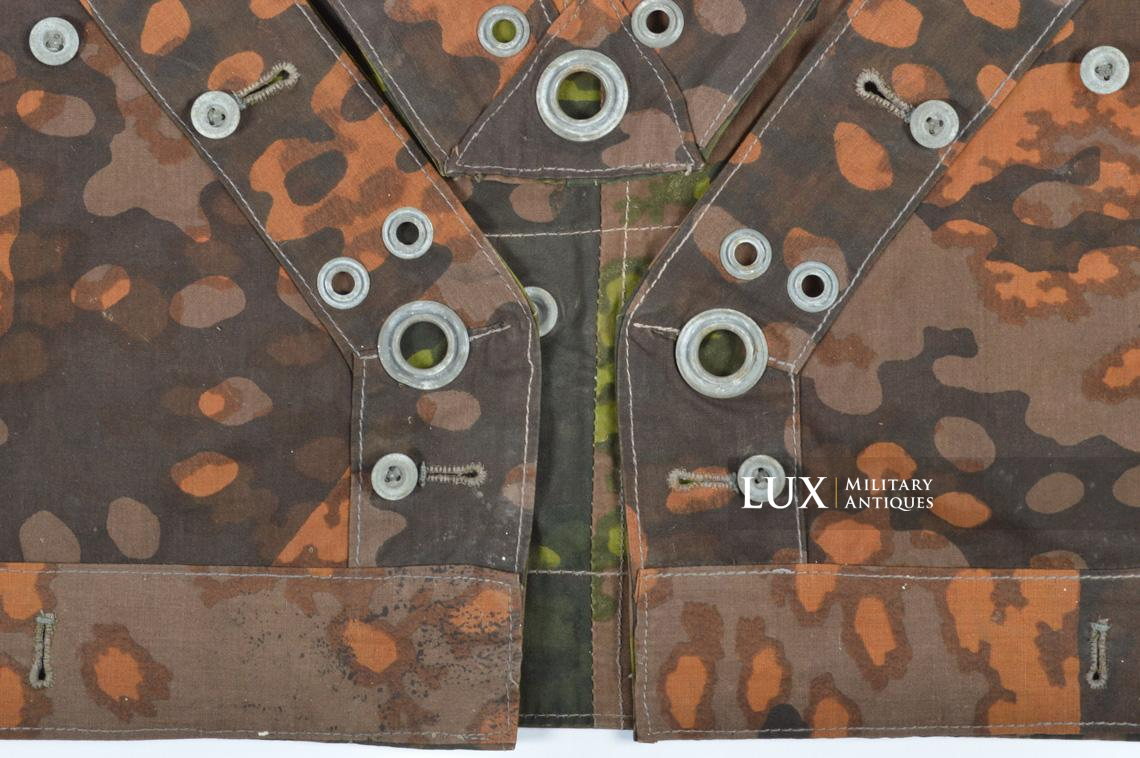 Waffen-SS camouflage shelter quarter/poncho, « plane tree 2 overprint » - photo 23