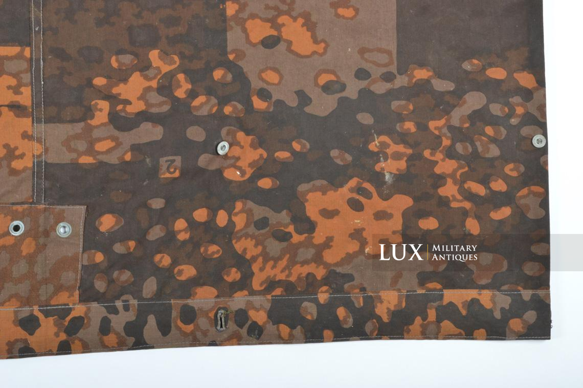 Waffen-SS camouflage shelter quarter/poncho, « plane tree 2 overprint » - photo 28