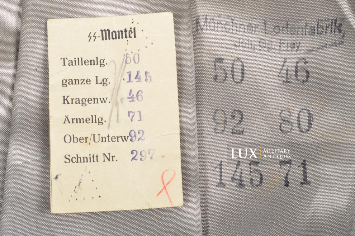 Waffen-SS M40 winter wool overcoat, « SS-Mantel » - photo 23