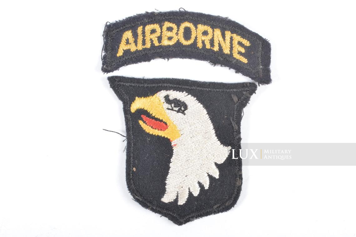 101st Airborne shoulder patch, « British Made » - photo 4