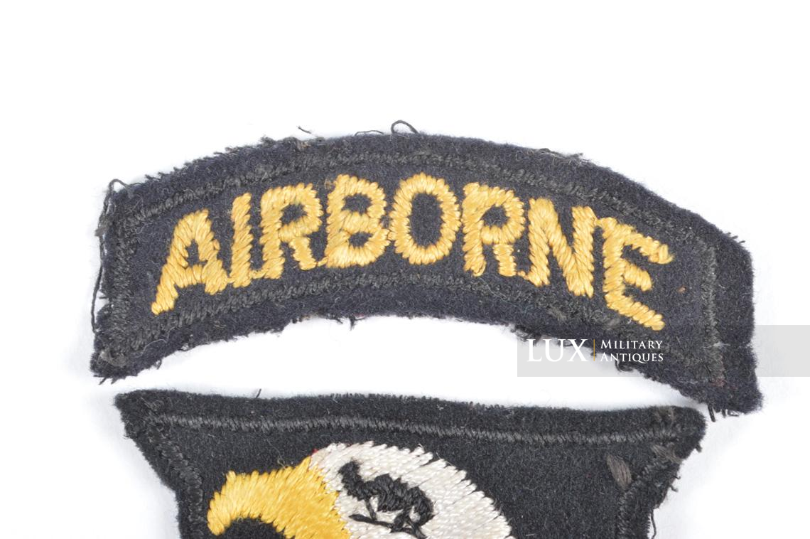 101st Airborne shoulder patch, « British Made » - photo 7
