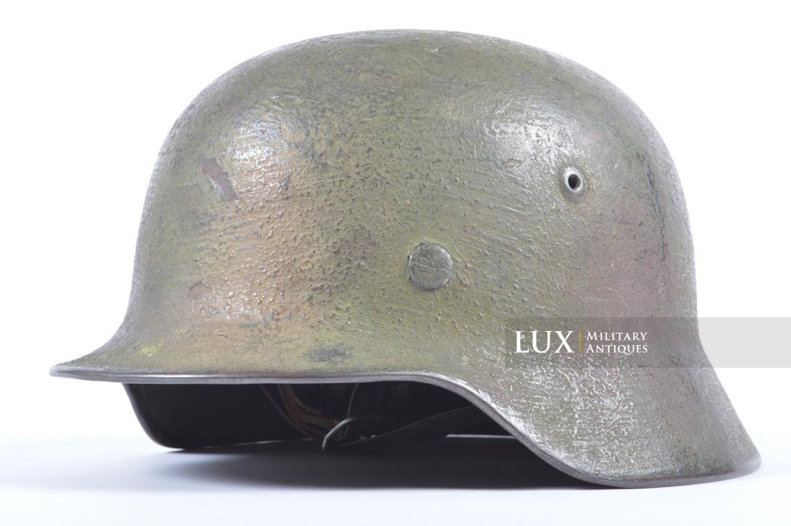 M35 Heer three-tone Normandy spray camouflage combat helmet, « Mainz » - photo 8