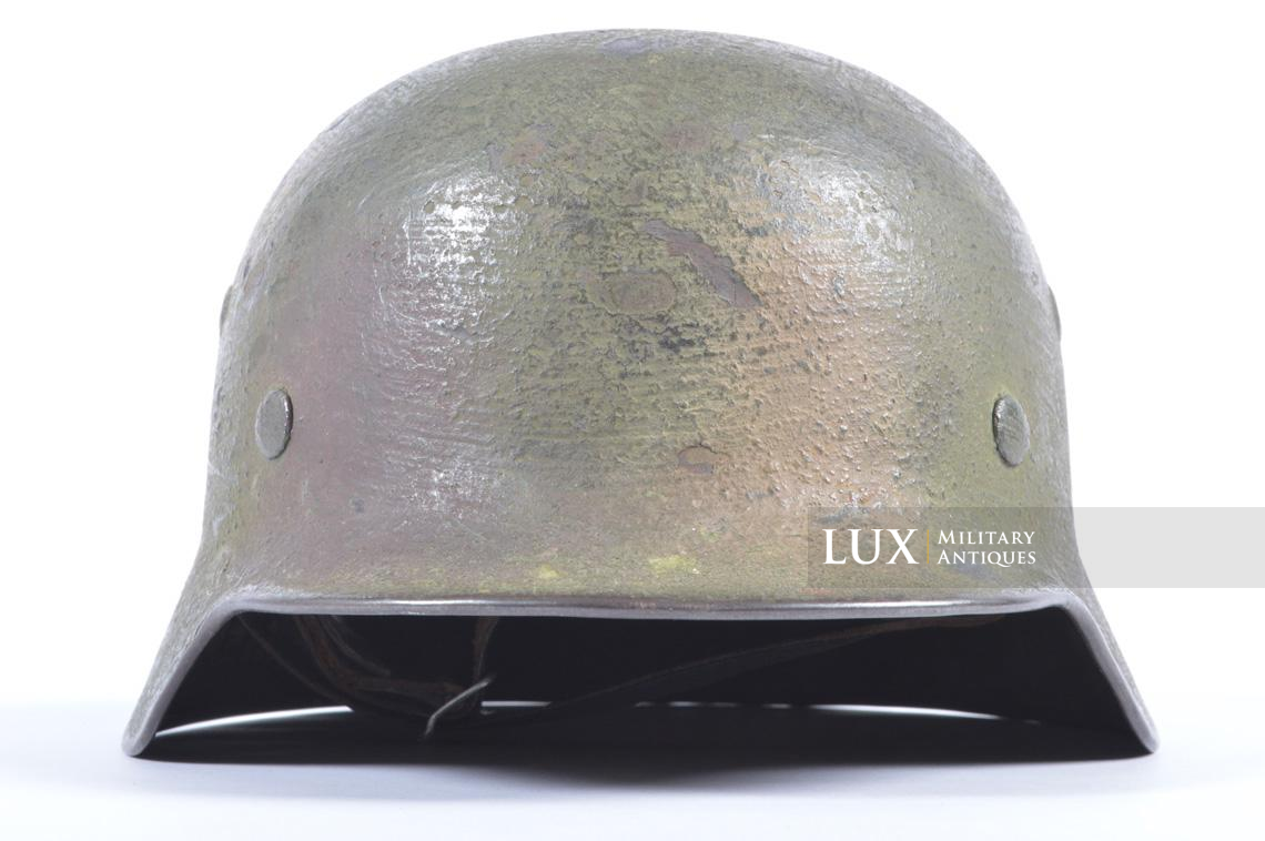 M35 Heer three-tone Normandy spray camouflage combat helmet, « Mainz » - photo 9
