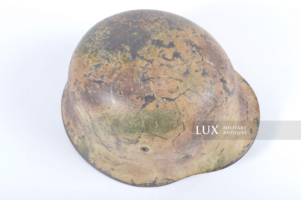 Casque M35 Luftwaffe camouflé trois tons Nomandie, « Ex-grillagé » - photo 15