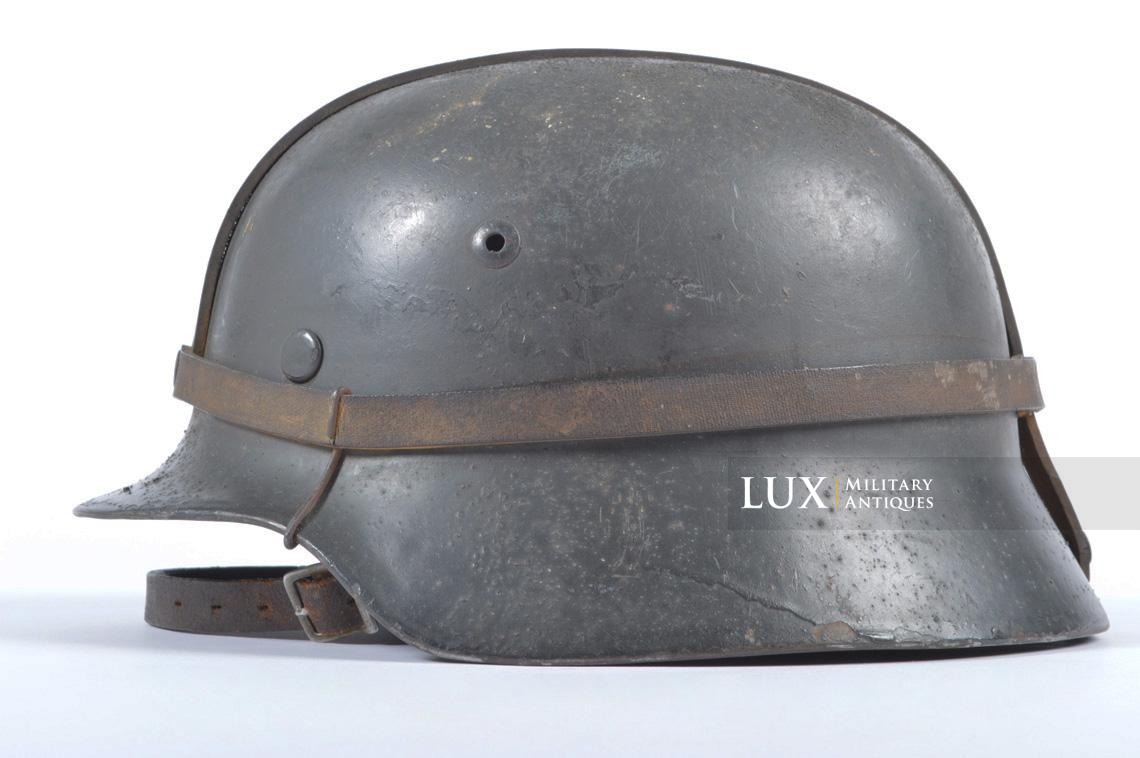 Casque M35 Luftwaffe camouflé texturé avec système pour branchage en caoutchouc - photo 4