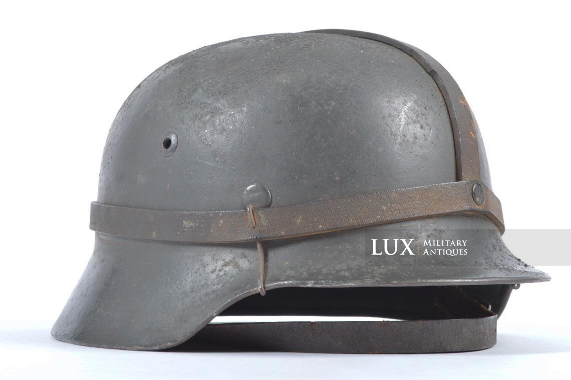 M35 Luftwaffe sand textured camouflage helmet with rubber band system - photo 9