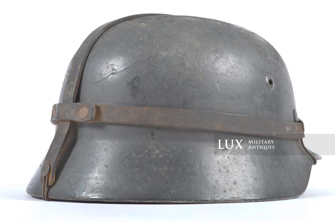 M35 Luftwaffe sand textured camouflage helmet with rubber band system - photo 11