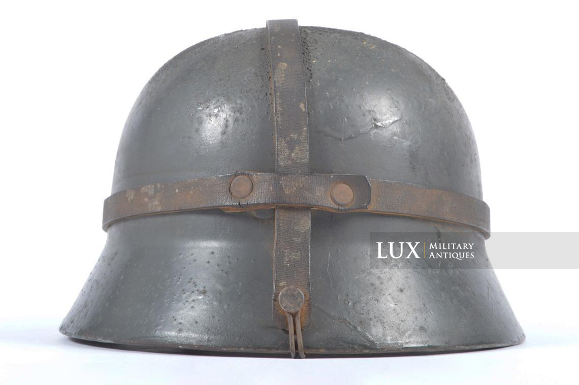 M35 Luftwaffe sand textured camouflage helmet with rubber band system - photo 12