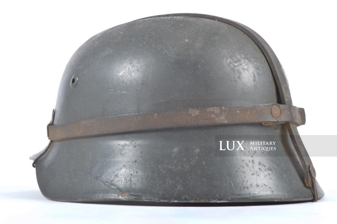 M35 Luftwaffe sand textured camouflage helmet with rubber band system - photo 13