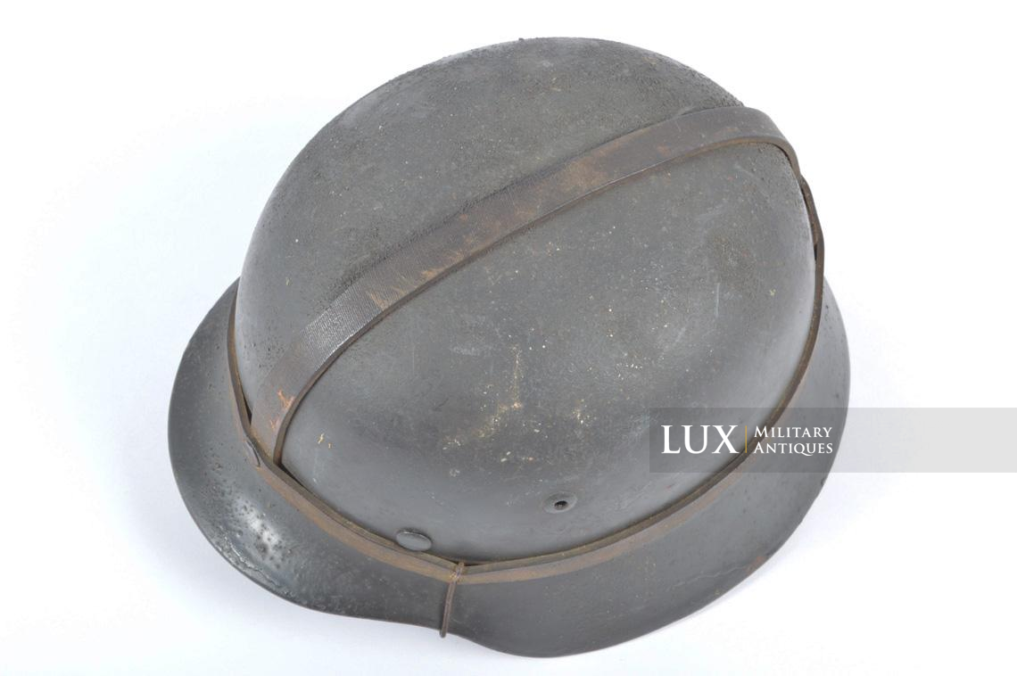 M35 Luftwaffe sand textured camouflage helmet with rubber band system - photo 14