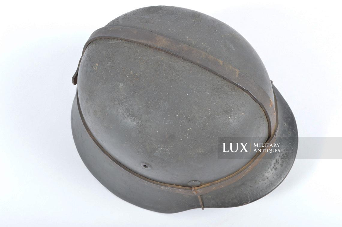 M35 Luftwaffe sand textured camouflage helmet with rubber band system - photo 15