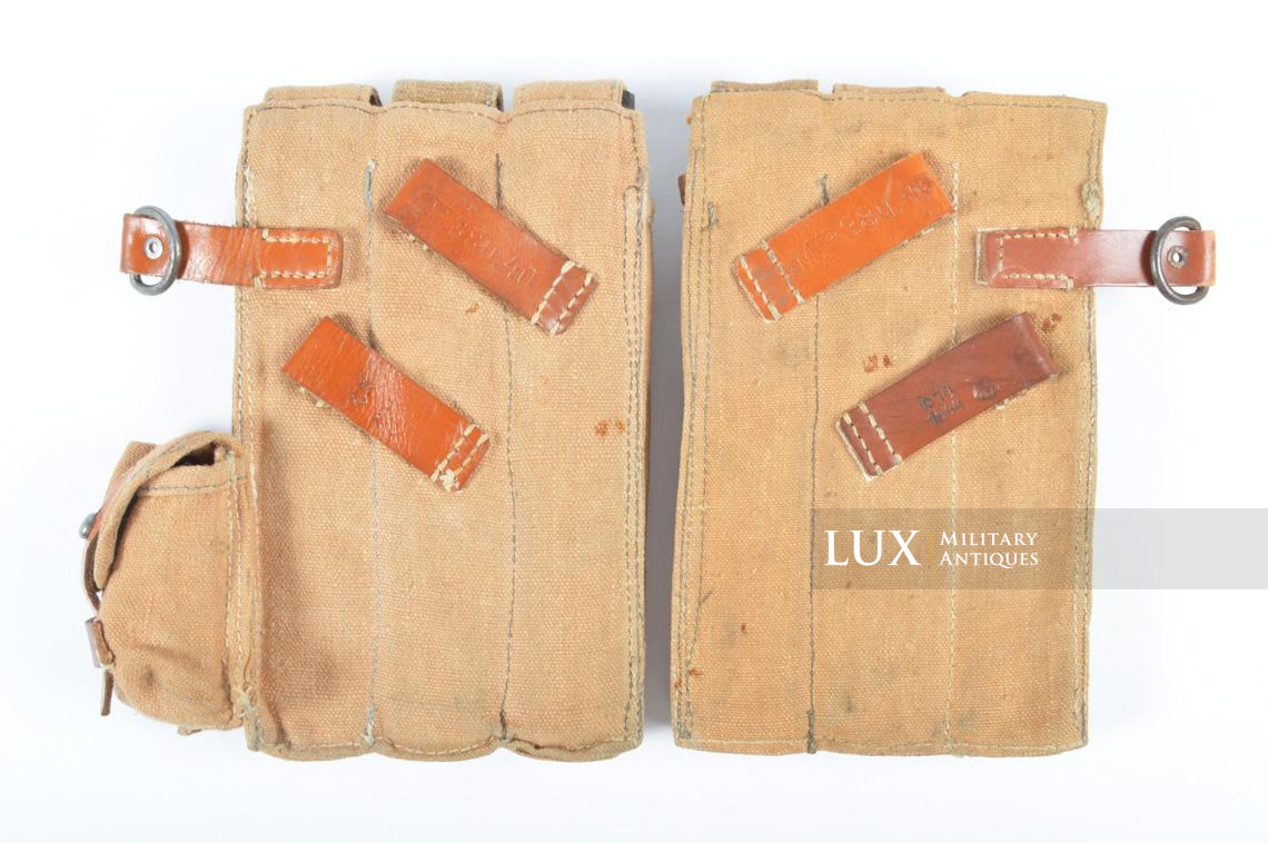 Rare pair of late-war MP38u40 pouches, « hjg1944 » - photo 10