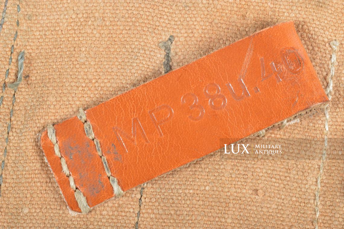 Rare pair of late-war MP38u40 pouches, « hjg1944 » - photo 13