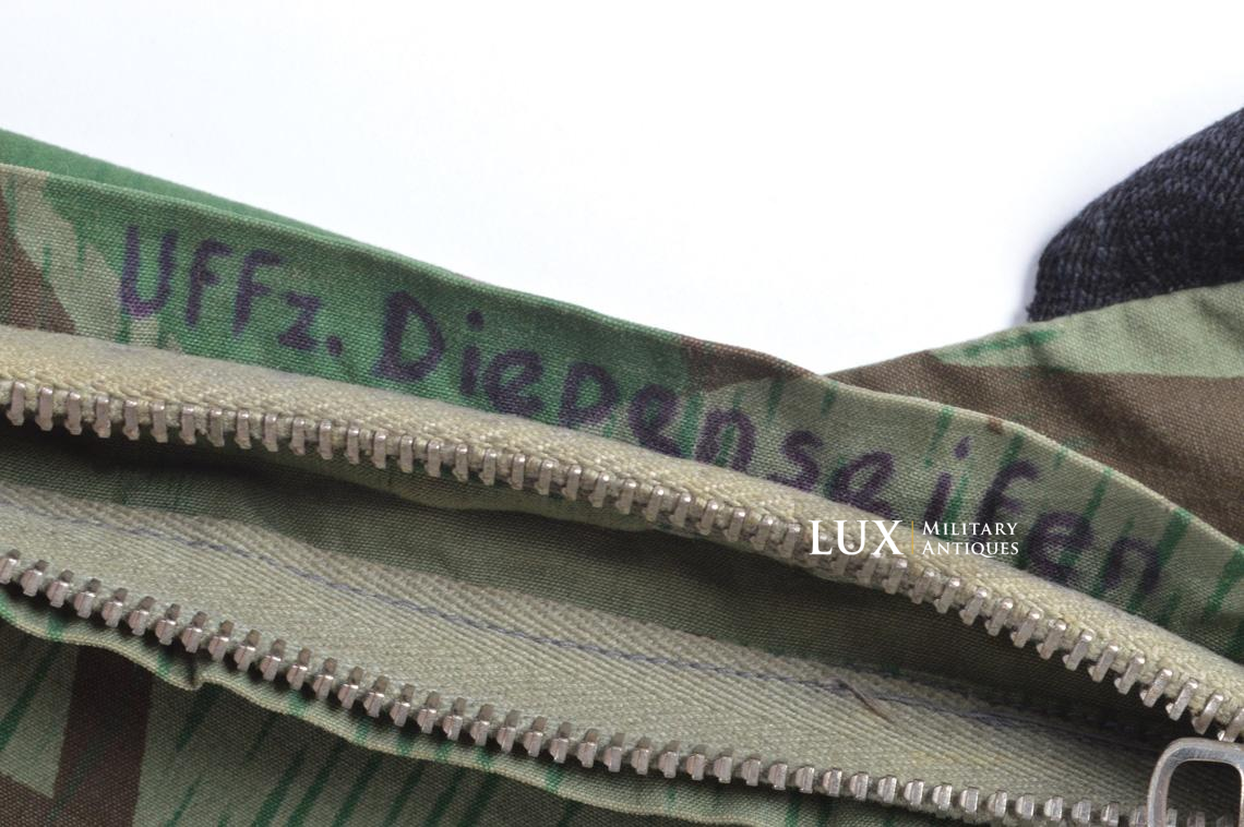 German paratrooper splinter camouflage grenade bag set, « named » - photo 18