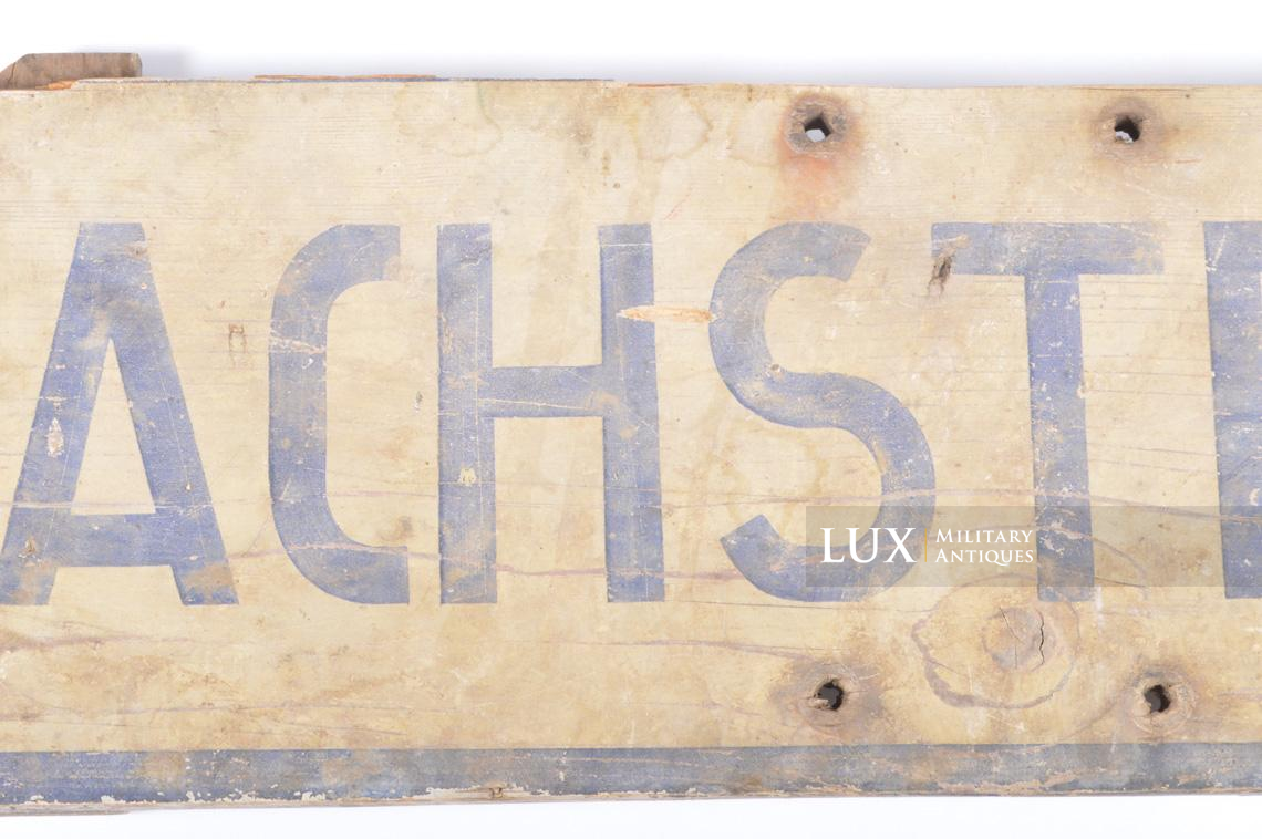 Panneau directionnel allemand « Dachstein », Alsace/France - photo 8