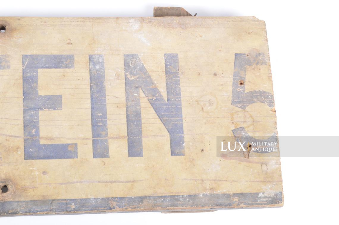 Panneau directionnel allemand « Dachstein », Alsace/France - photo 10