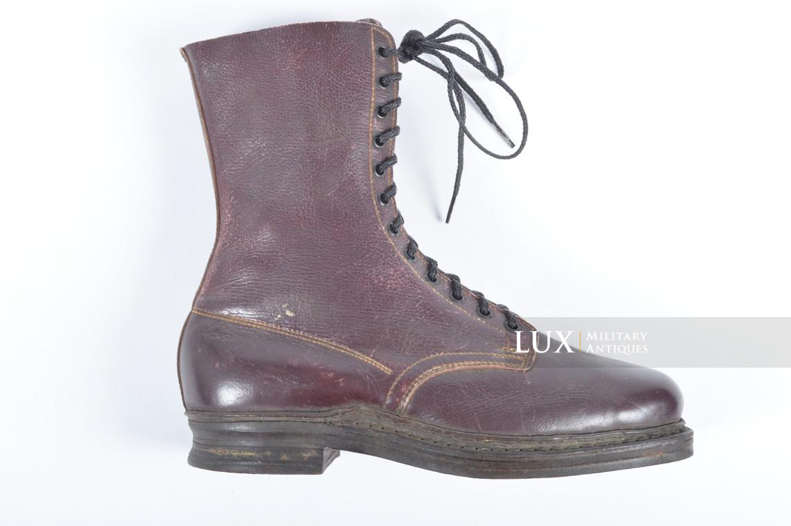 Bottes de saut de parachutiste allemand fin de guerre, « Policky-Rieker » - photo 8