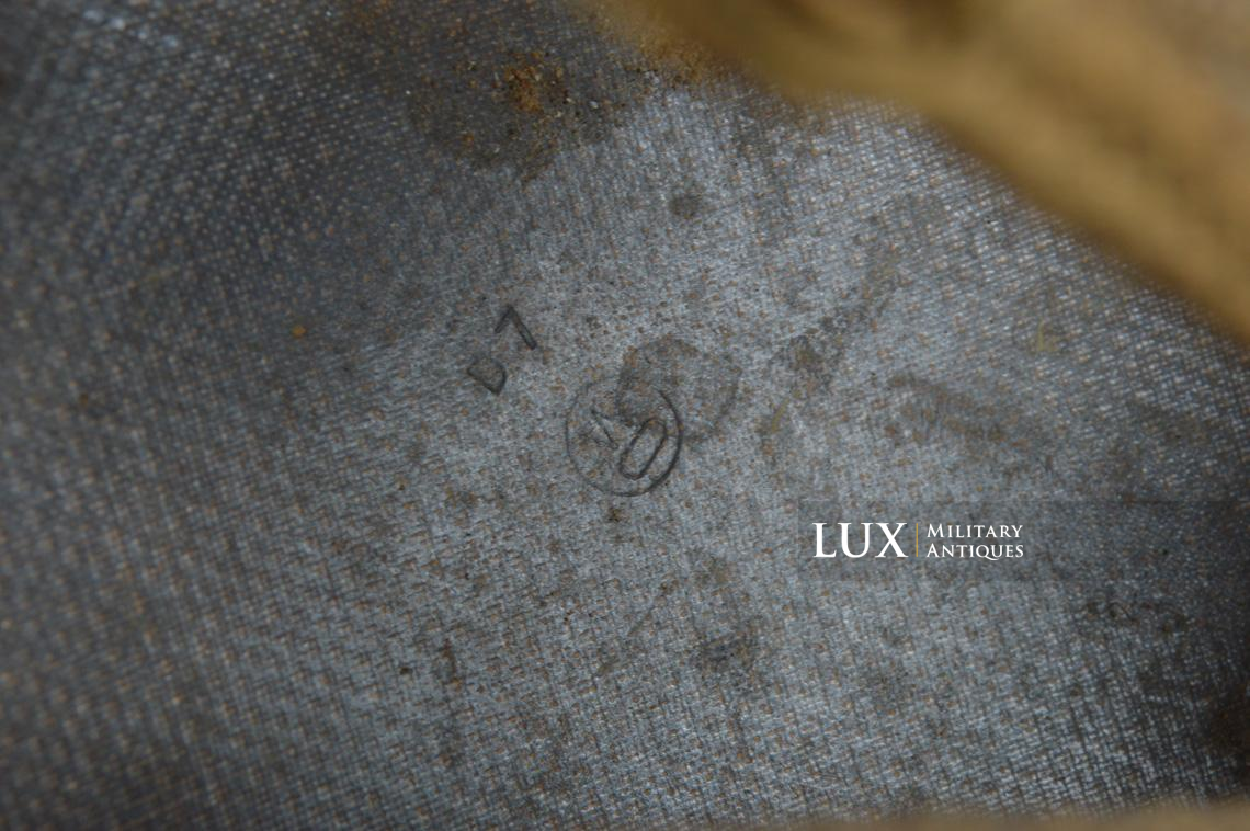 USM1 1st Infantry Division « Nuremberg » war crimes lieutenant's helmet liner - photo 49
