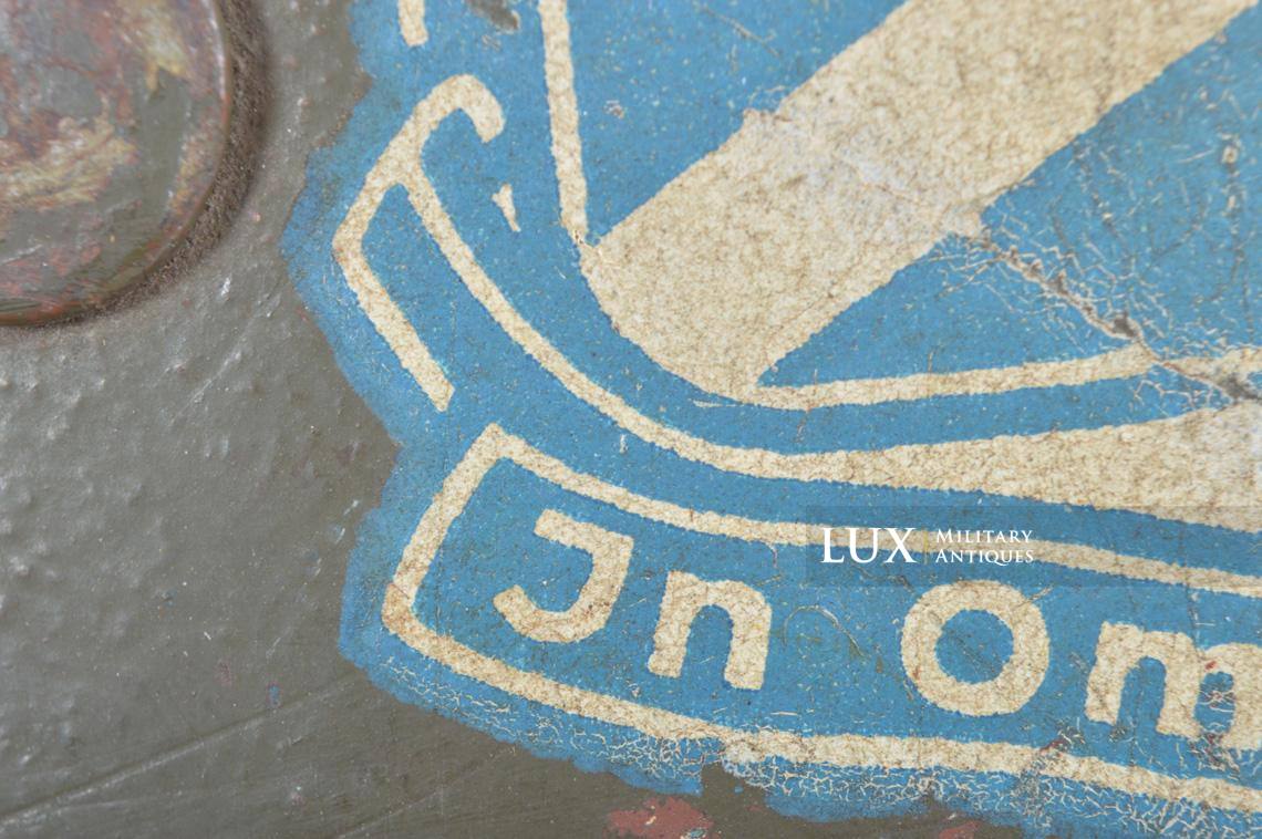 USM1 1st Infantry Division « Nuremberg » war crimes lieutenant's helmet liner - photo 26