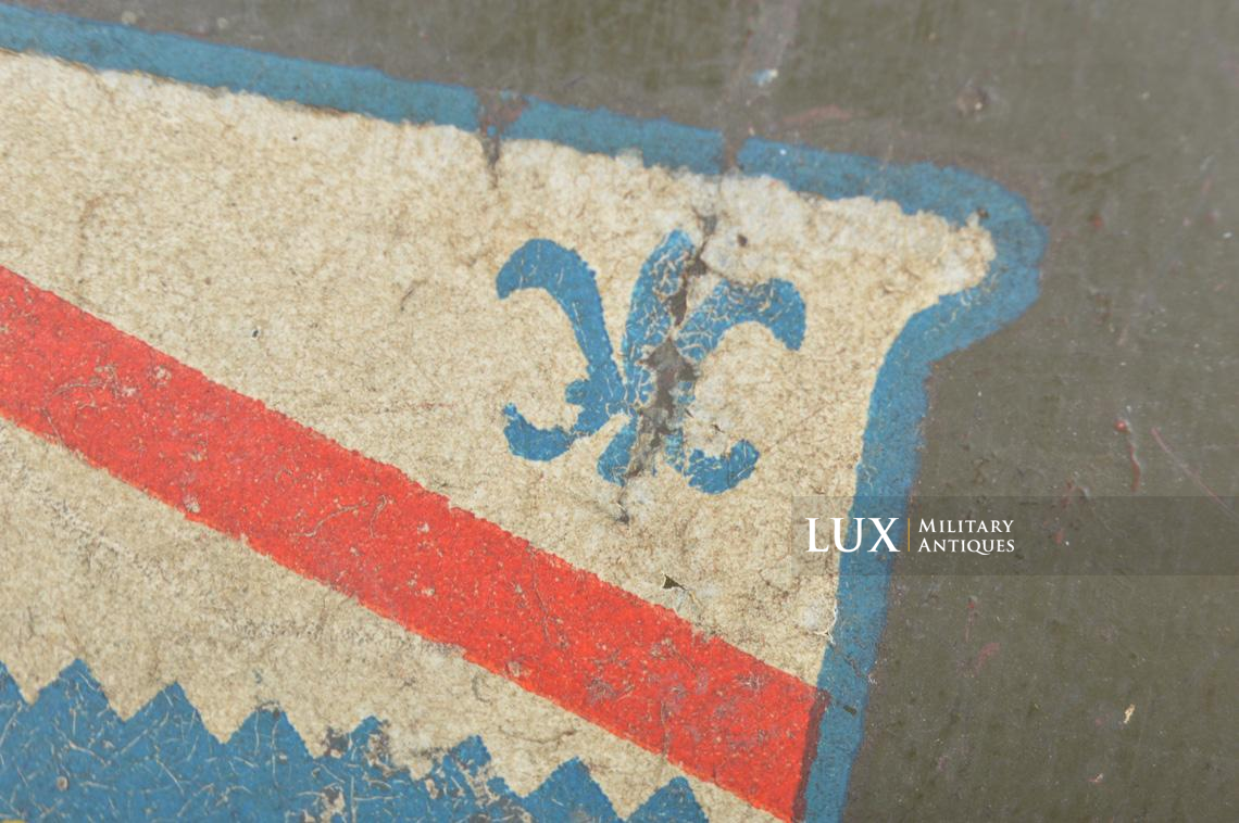 USM1 1st Infantry Division « Nuremberg » war crimes lieutenant's helmet liner - photo 28