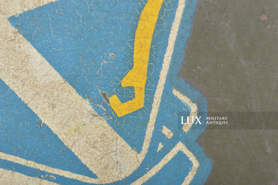 USM1 1st Infantry Division « Nuremberg » war crimes lieutenant's helmet liner - photo 30