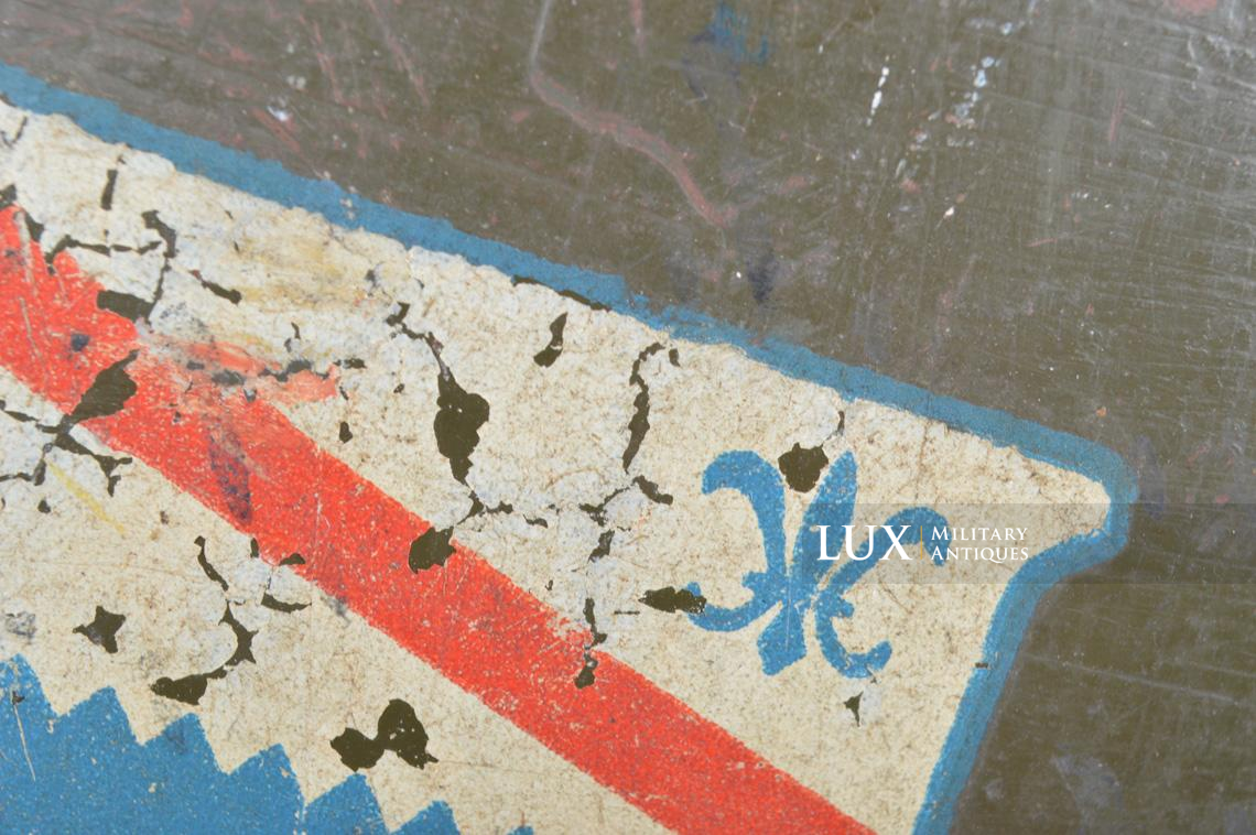 USM1 1st Infantry Division « Nuremberg » war crimes lieutenant's helmet liner - photo 34