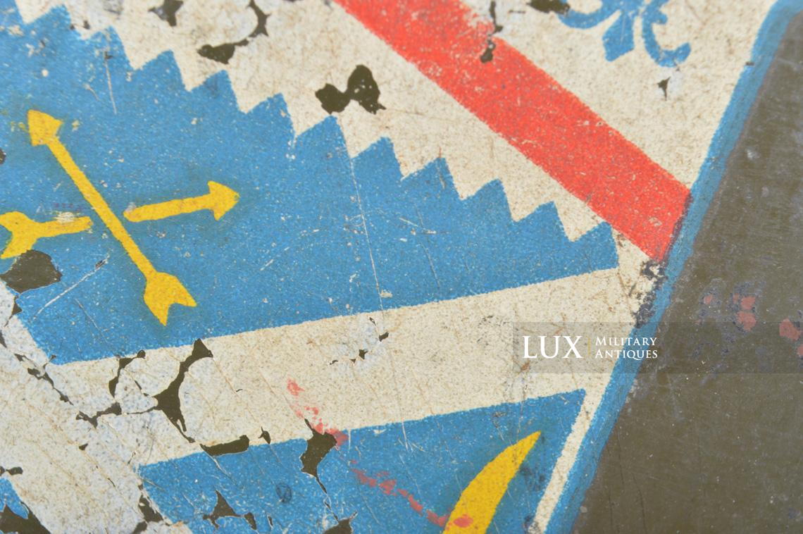 USM1 1st Infantry Division « Nuremberg » war crimes lieutenant's helmet liner - photo 35