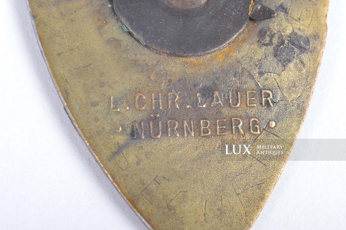 USM1 1st Infantry Division « Nuremberg » war crimes lieutenant's helmet liner - photo 58