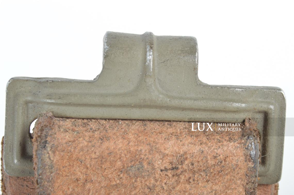 Early German combat service leather belt in natural brown leather, « 1938 » - photo 11