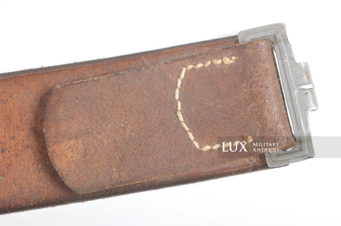 Unissued early German leather belt in natural brown leather, « 1938 » - photo 8