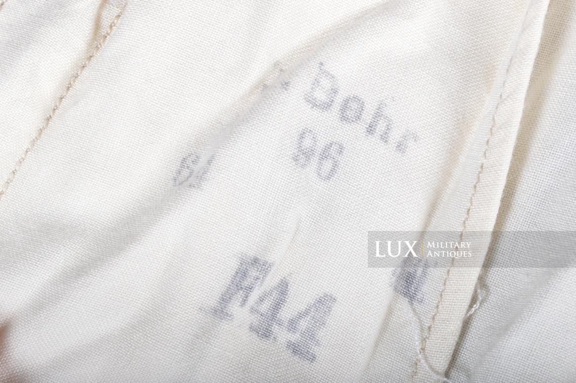 Rare issued German Heer/Waffen-SS winter camouflage smock, « Schneemantel » - photo 32