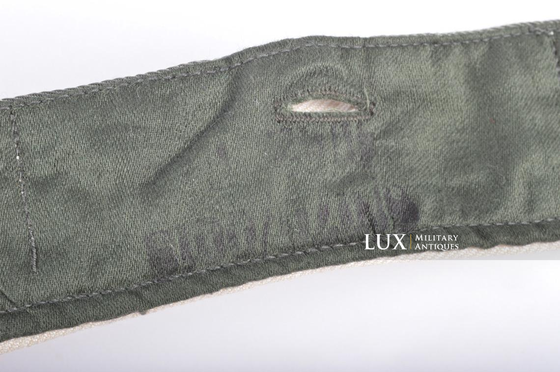 Heer/Waffen-SS field blouse collar liner, « RBNr » - photo 10