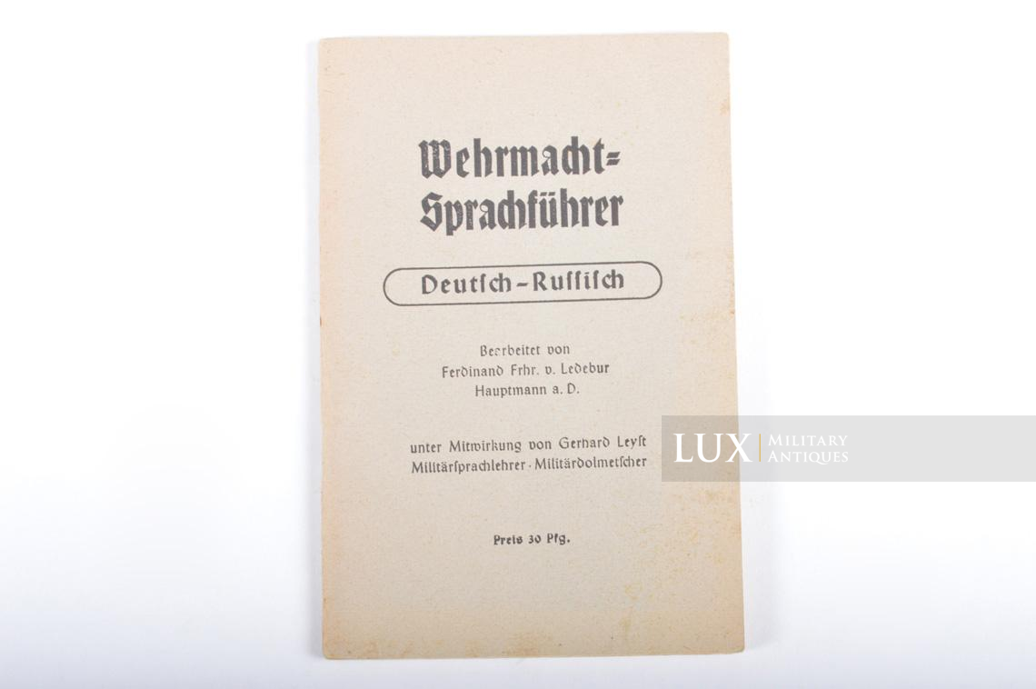 German-Russian issued translation booklet - photo 4
