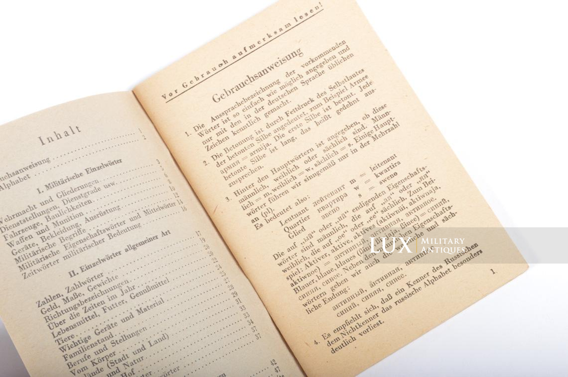 German-Russian issued translation booklet - photo 8