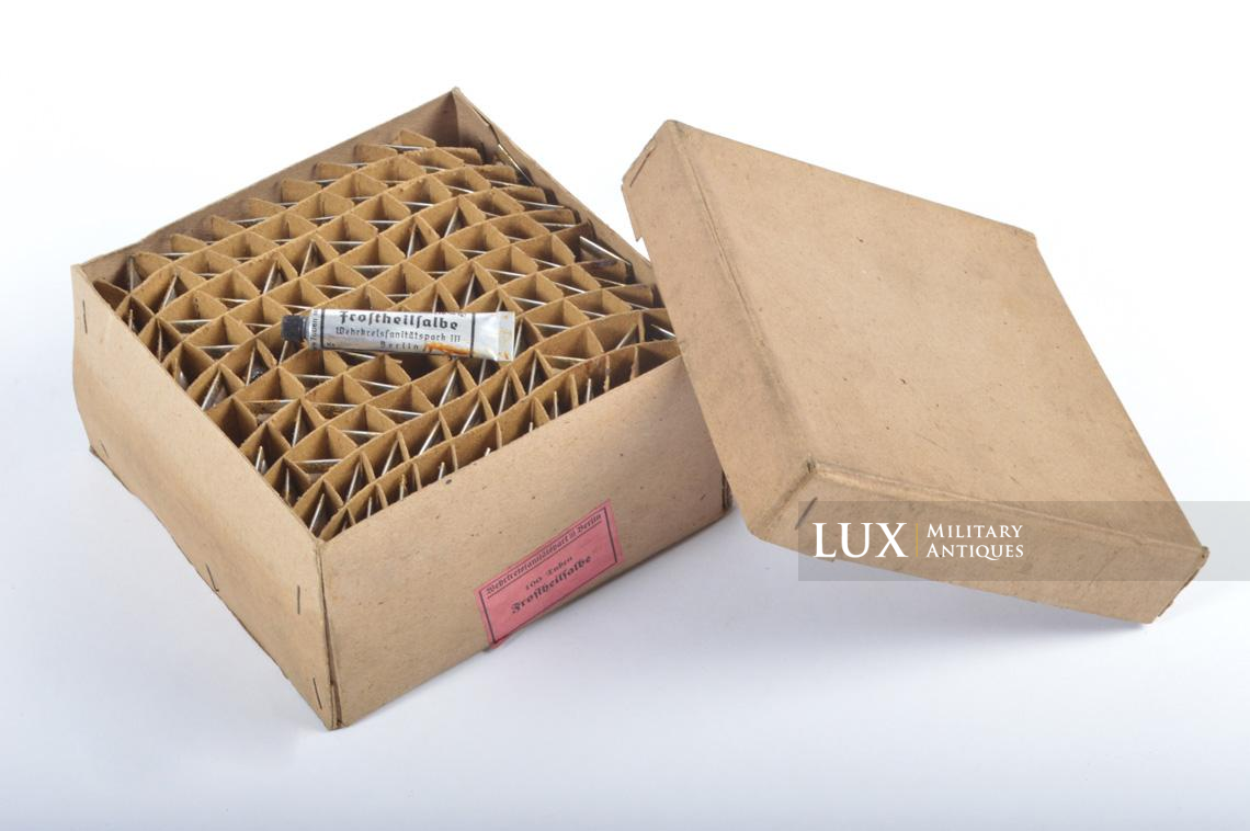 German 100 piece frostbite cream carton box, « Frostheilsalbe » - photo 4
