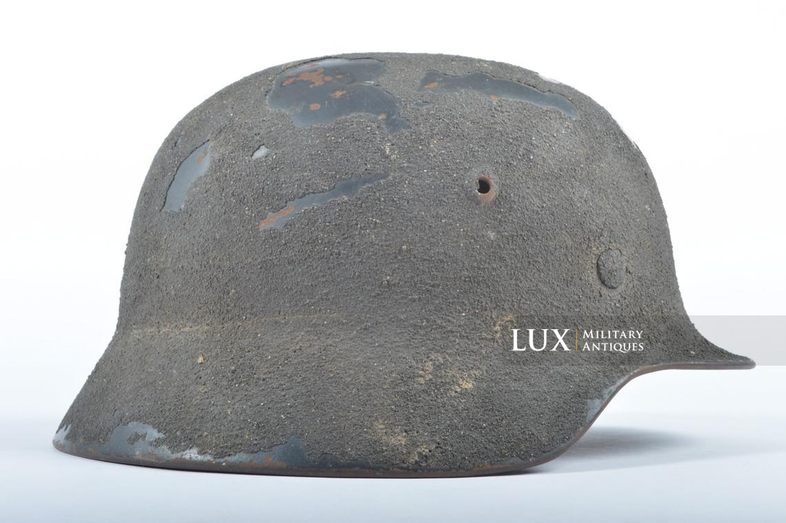 Casque M35 Luftwaffe camouflé/texturé sable, nominatif « Uffz. KIELMANN » - photo 4