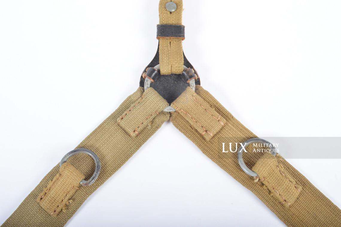 German tropical webbing Y-straps, « 1941 » - photo 10