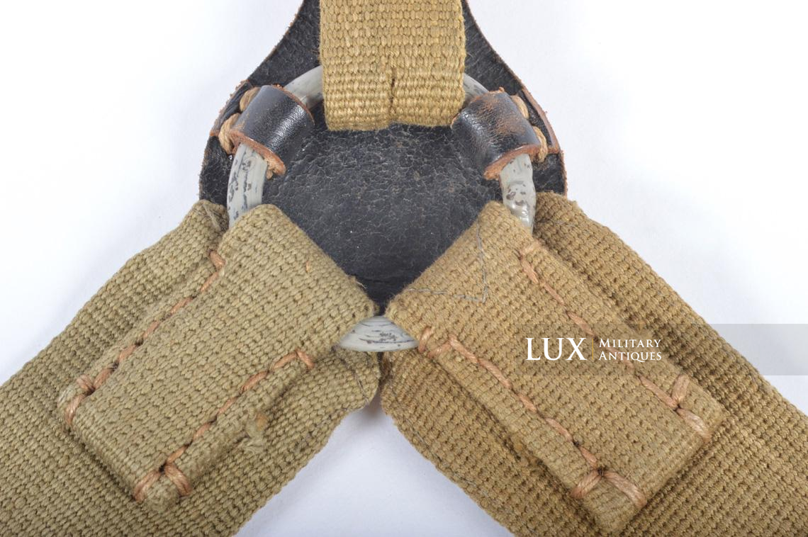 German tropical webbing Y-straps, « 1941 » - photo 11