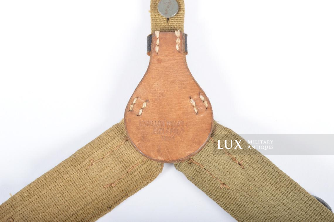 German tropical webbing Y-straps, « 1941 » - photo 21