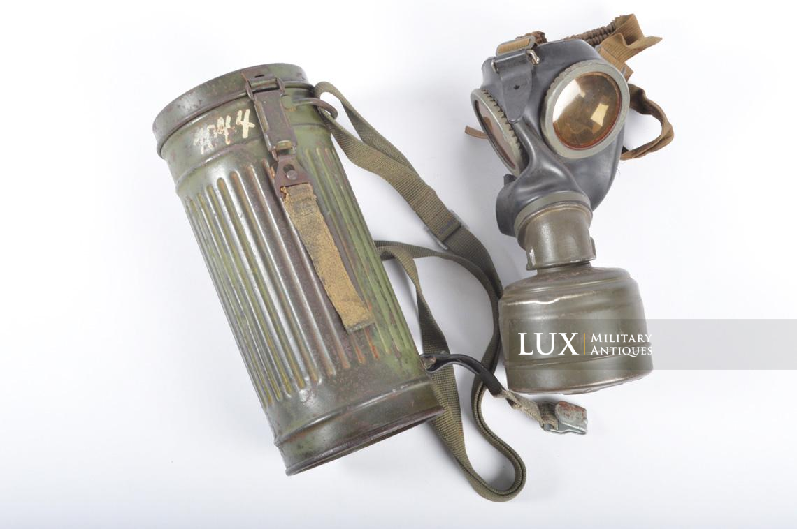 German camouflage gas mask canister, « Panzergrenadier » - photo 4