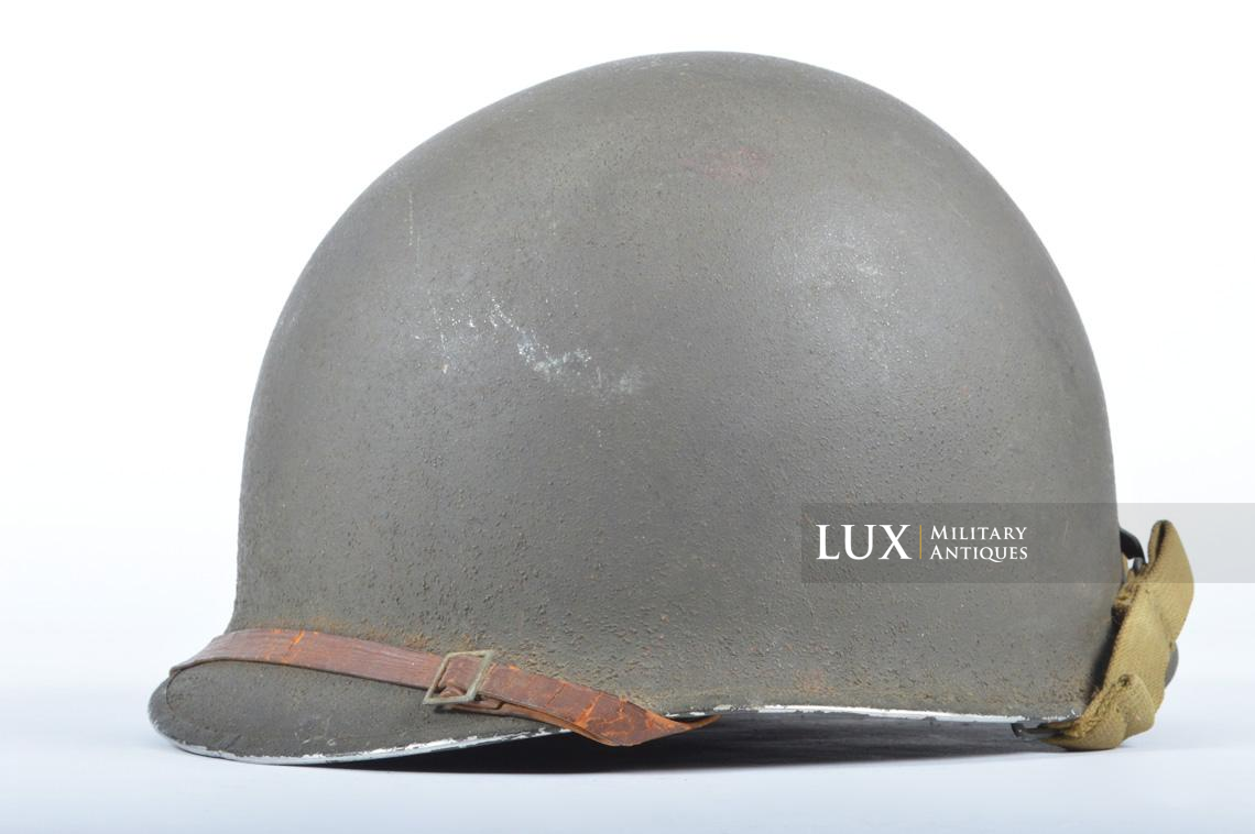 USM1 front seam fixed bale combat helmet, « Saint-clair » - photo 4