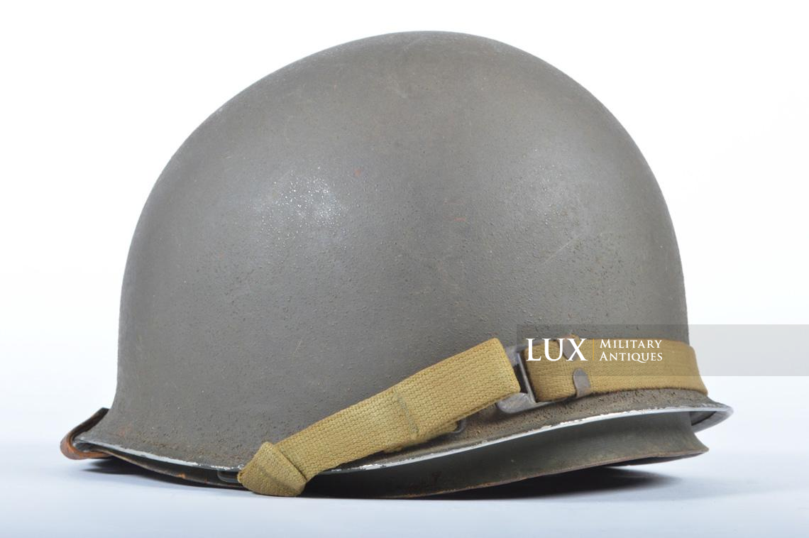 USM1 front seam fixed bale combat helmet, « Saint-clair » - photo 13