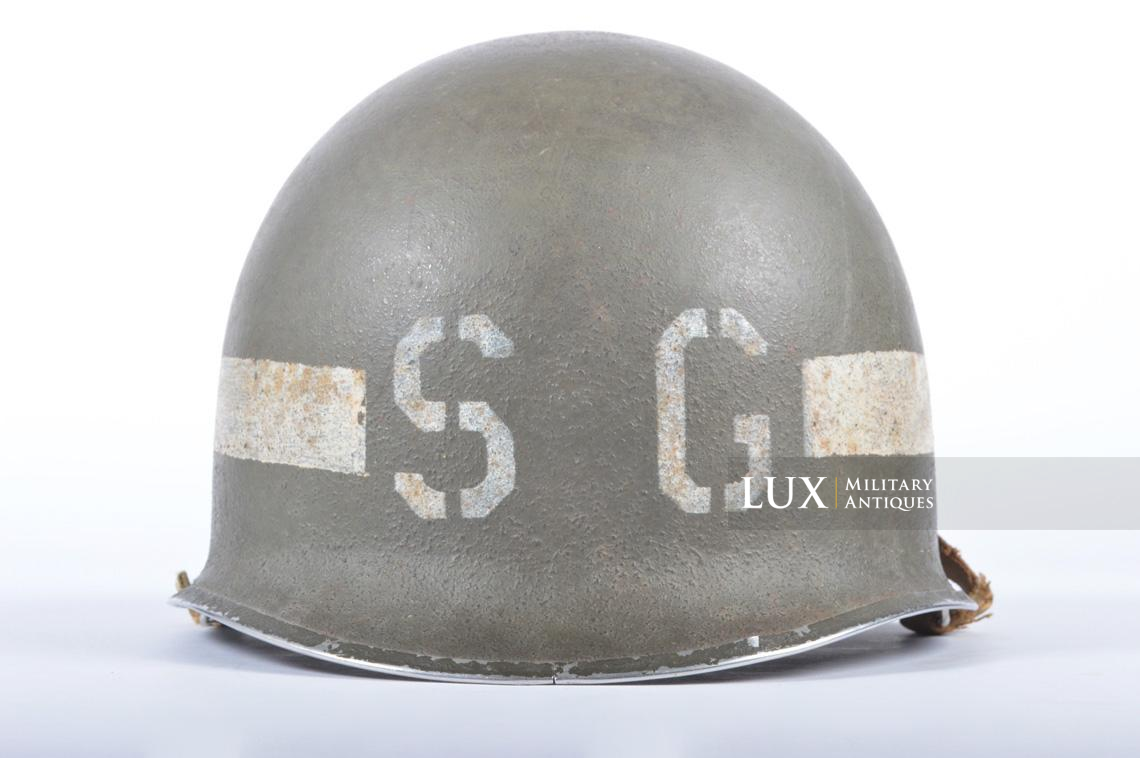 Casque USM1, Bataille des Ardennes, « Security Guard » - photo 8