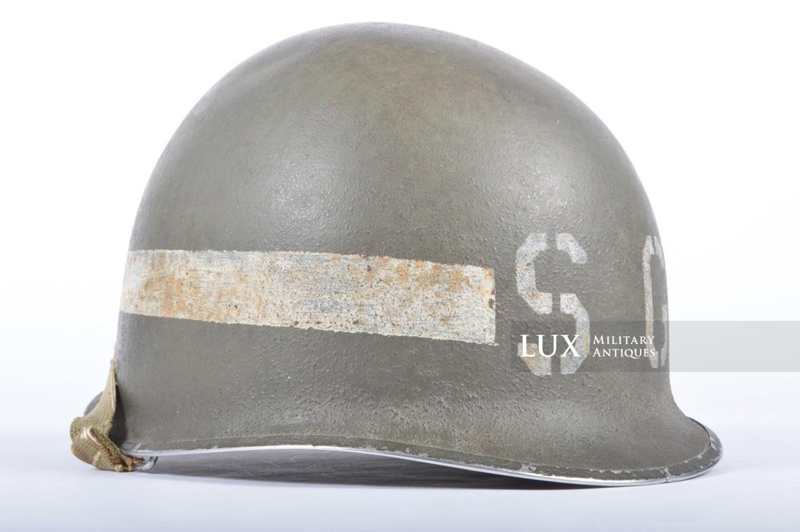 Casque USM1, Bataille des Ardennes, « Security Guard » - photo 9