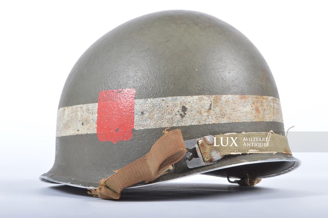 Casque USM1, Bataille des Ardennes, « Security Guard » - photo 13