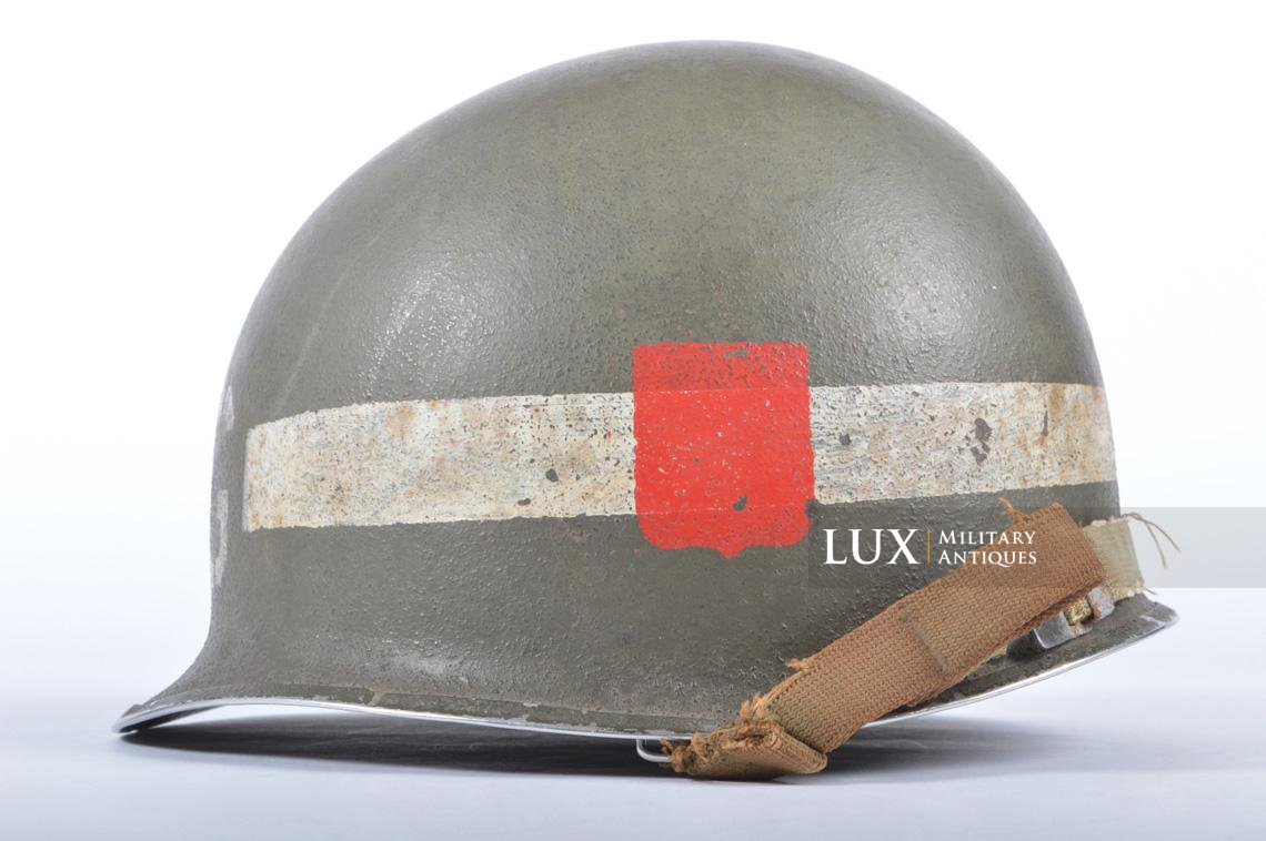 Casque USM1, Bataille des Ardennes, « Security Guard » - photo 14