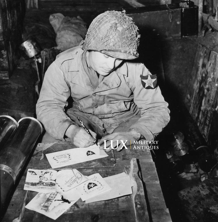 Rare first US Army Merry Christmas card, « 1944 » - photo 9