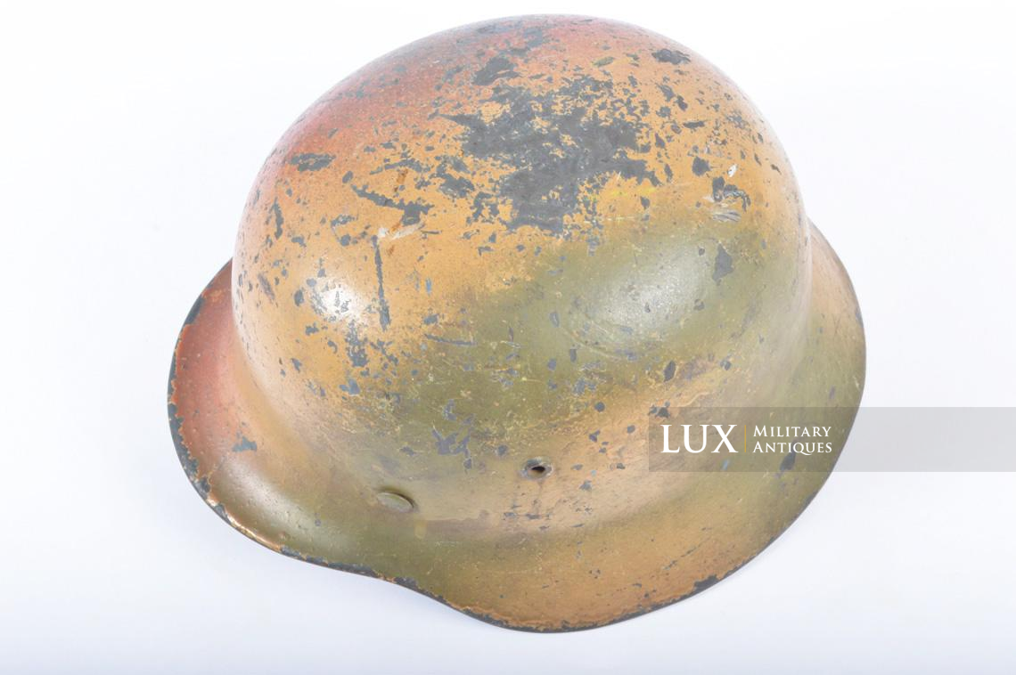 M35 reissue Heer late-war three-tone camouflage combat helmet, « December 44 / woodwork find » - photo 14