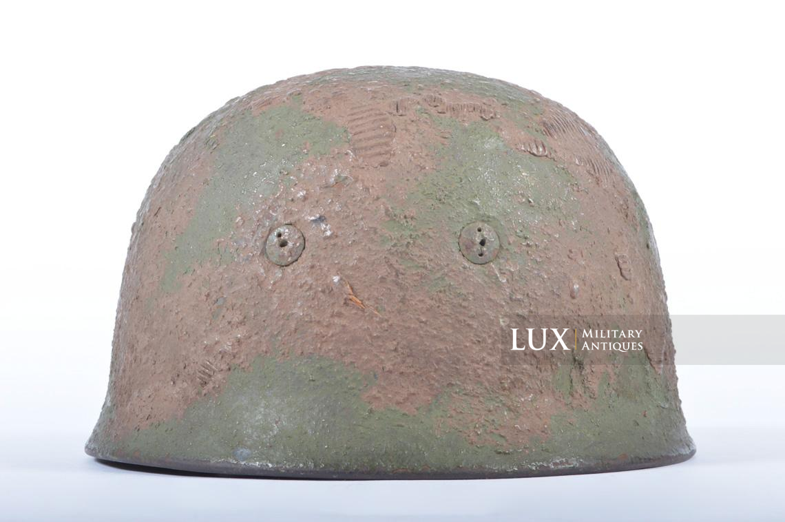 M38 paratrooper two-tone sawdust textured camouflage combat helmet - photo 12